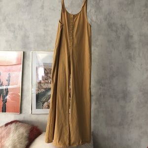 Wide Leg Yellow Jumper